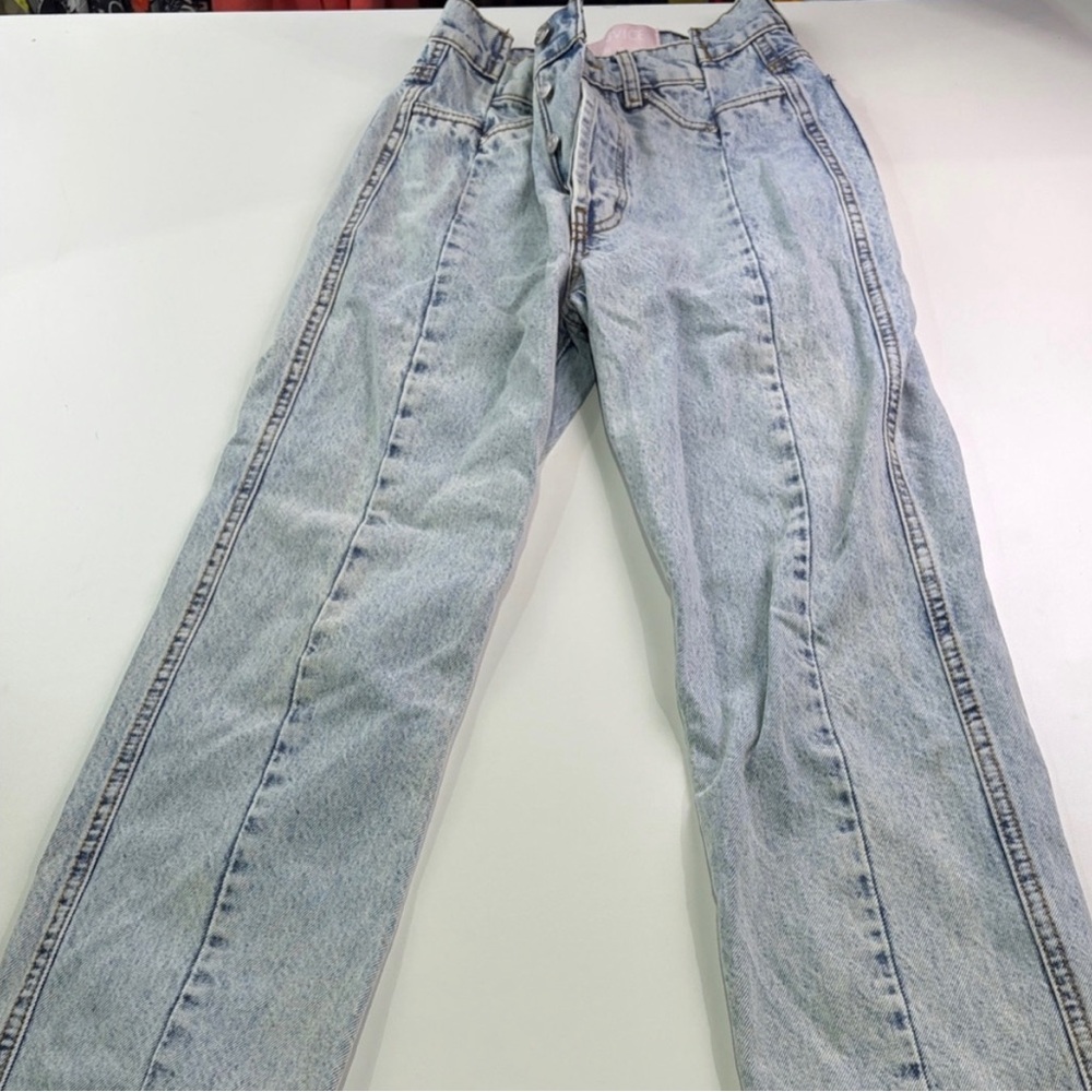 REVICE Faded Blue Denim Jeans